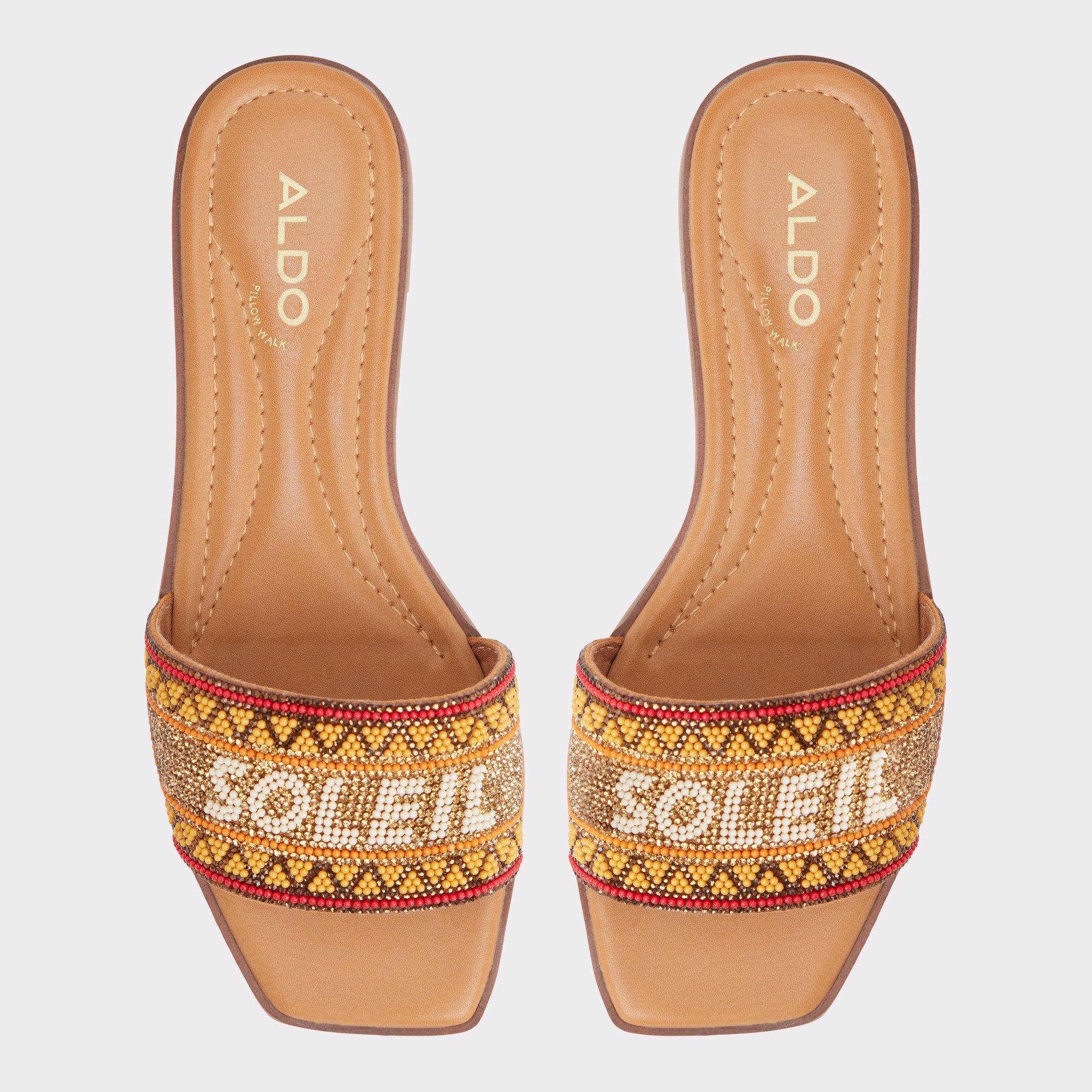 Seavacay Brown Multi Women's Flat Sandals | ALDO US Product Image