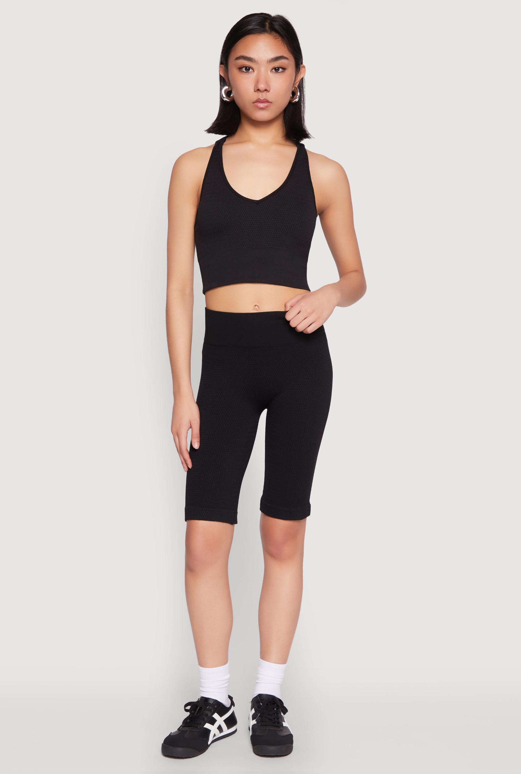 Womens Seamless Bermuda Bike Shorts Product Image
