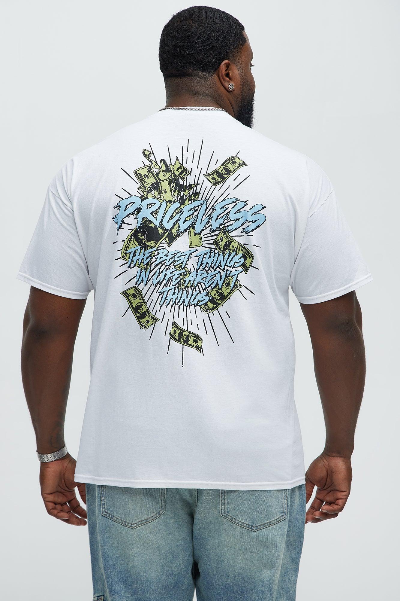 Life Is Priceless Short Sleeve Tee - White Product Image