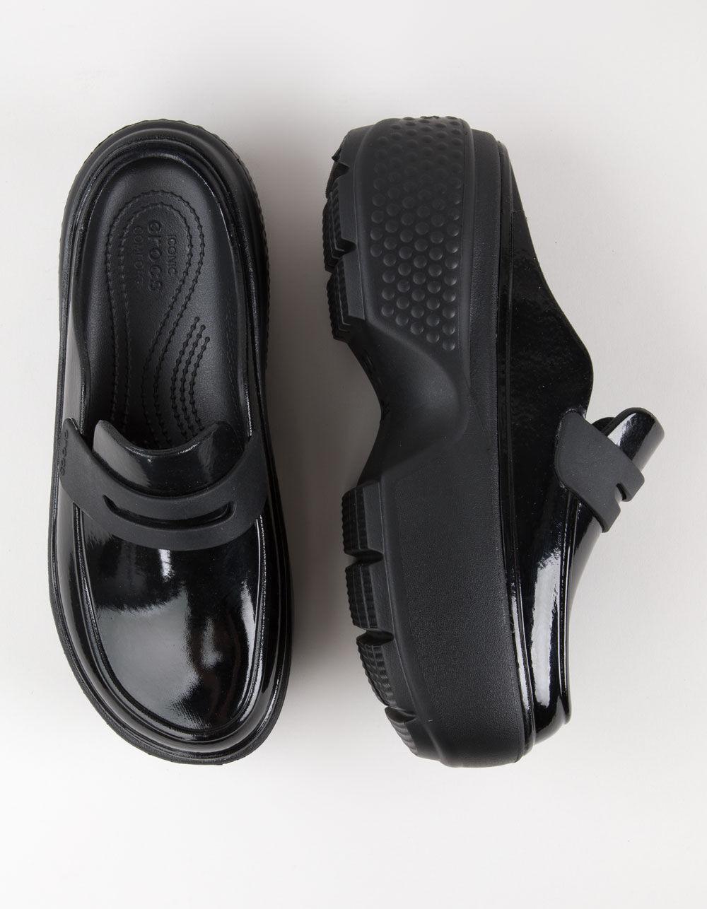 CROCS Stomp High Shine Womens Loafers Product Image