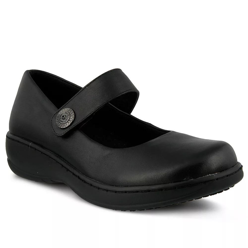 Spring Step Wisteria Women's Mary Jane Shoes, Size: 7 Wide, Black Product Image
