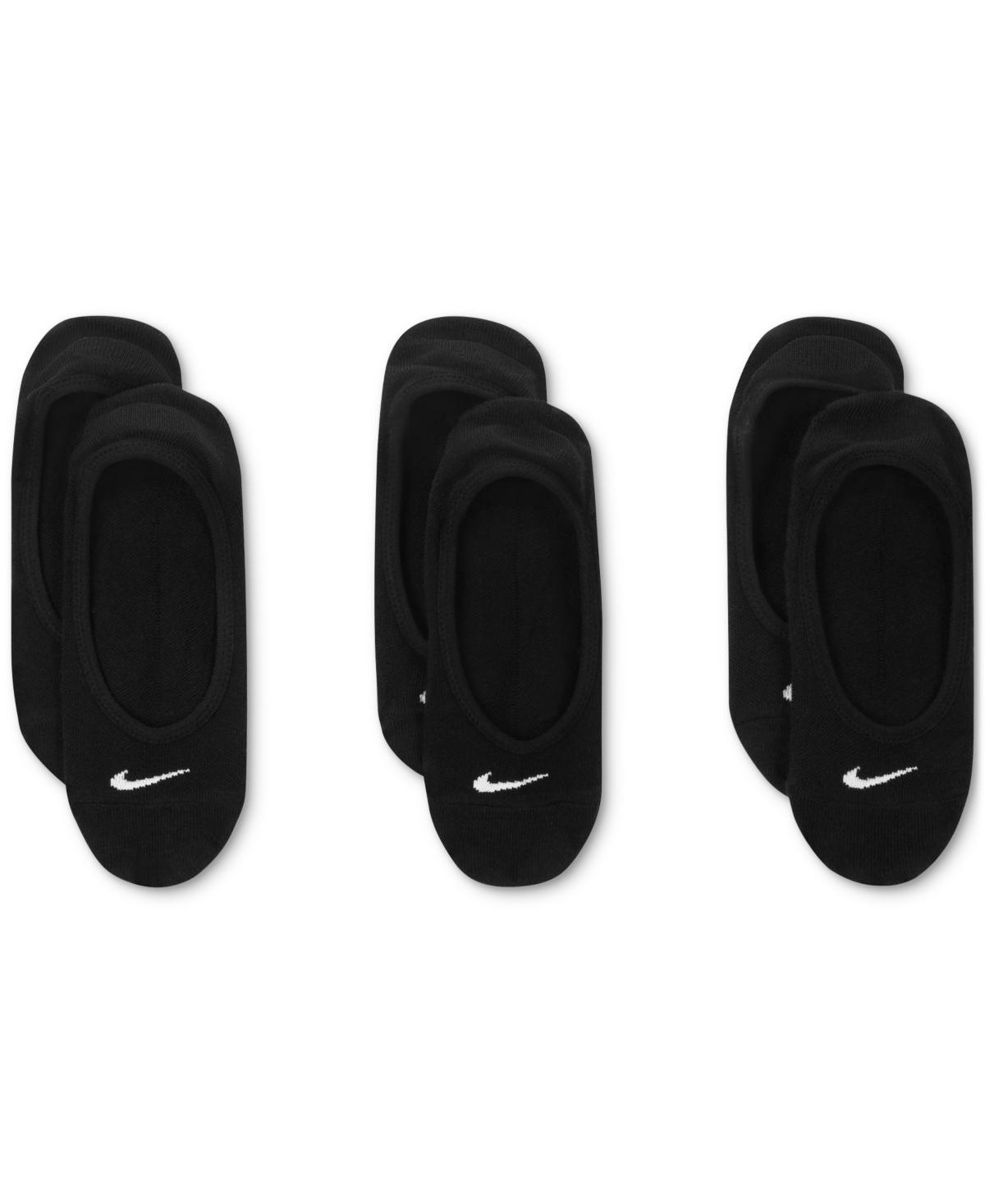 Nike 3-pk. Performance No-Show Liner Socks, Women's, Black Product Image