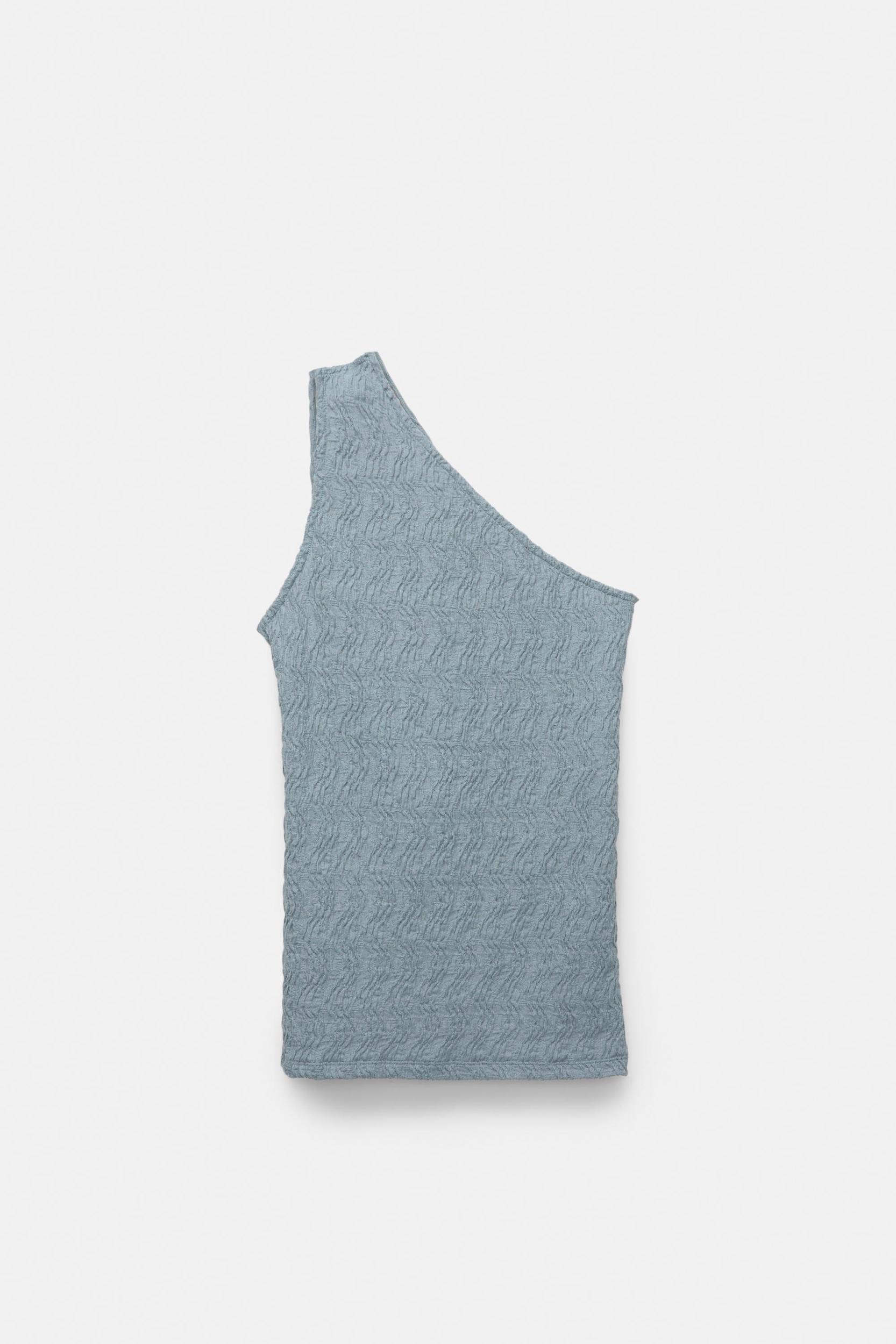 Textured asymmetric top Product Image