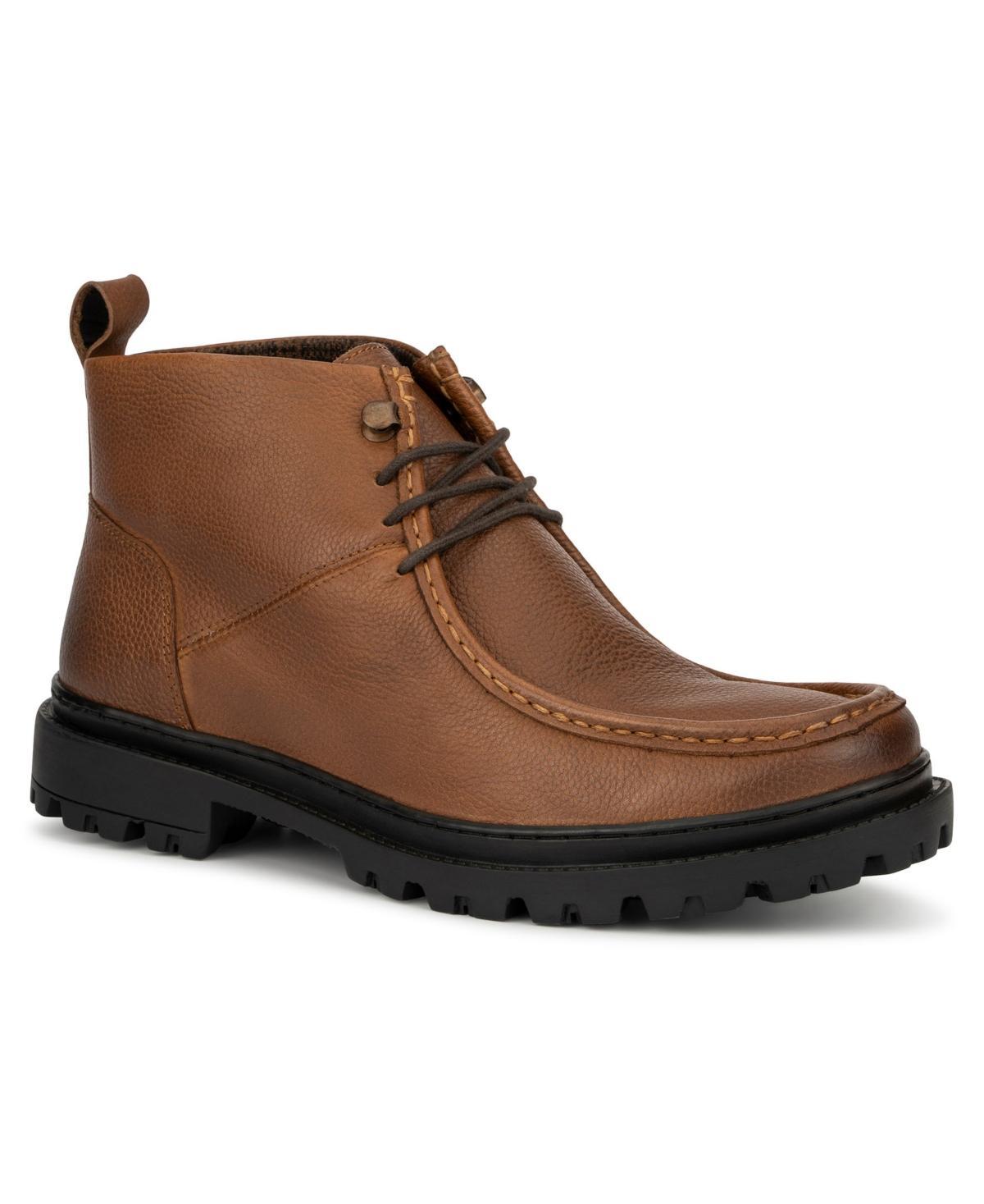 Reserved Footwear Positron Men's Leather Chukka Boots, Size: 9, Black Product Image
