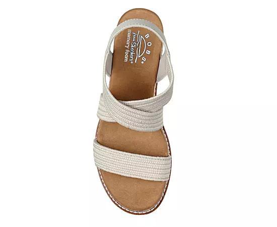 Skechers Womens Uptown Haze Low Wedge Sandal Product Image