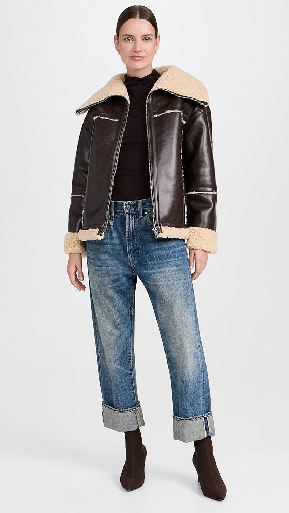 Apparis Calina Bonded Coat | Shopbop Product Image