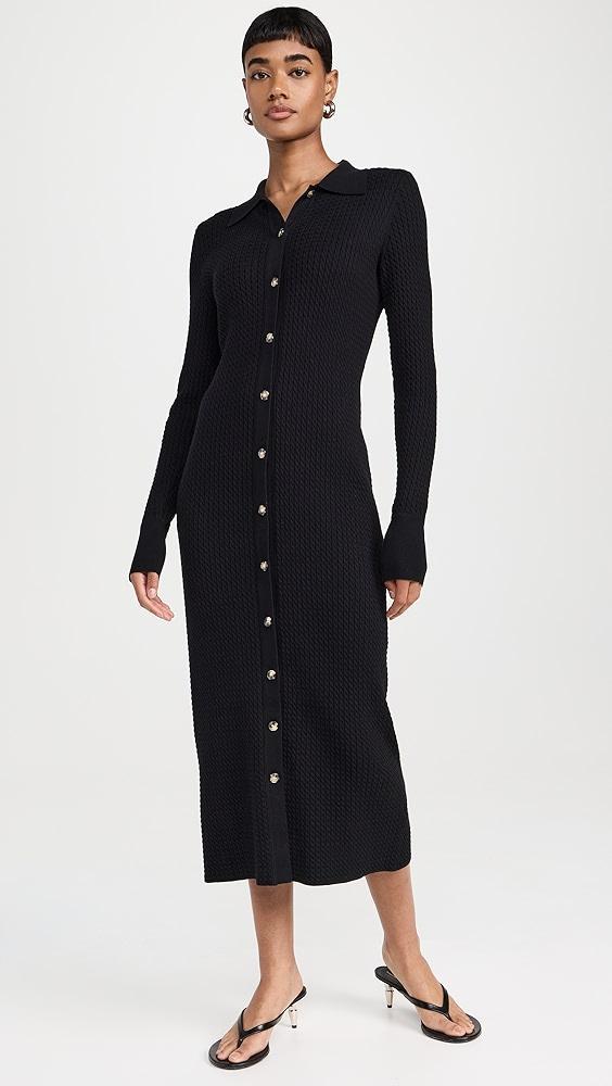 Proenza Schouler White Label Phillips Knit Dress in Micro Cable | Shopbop Product Image