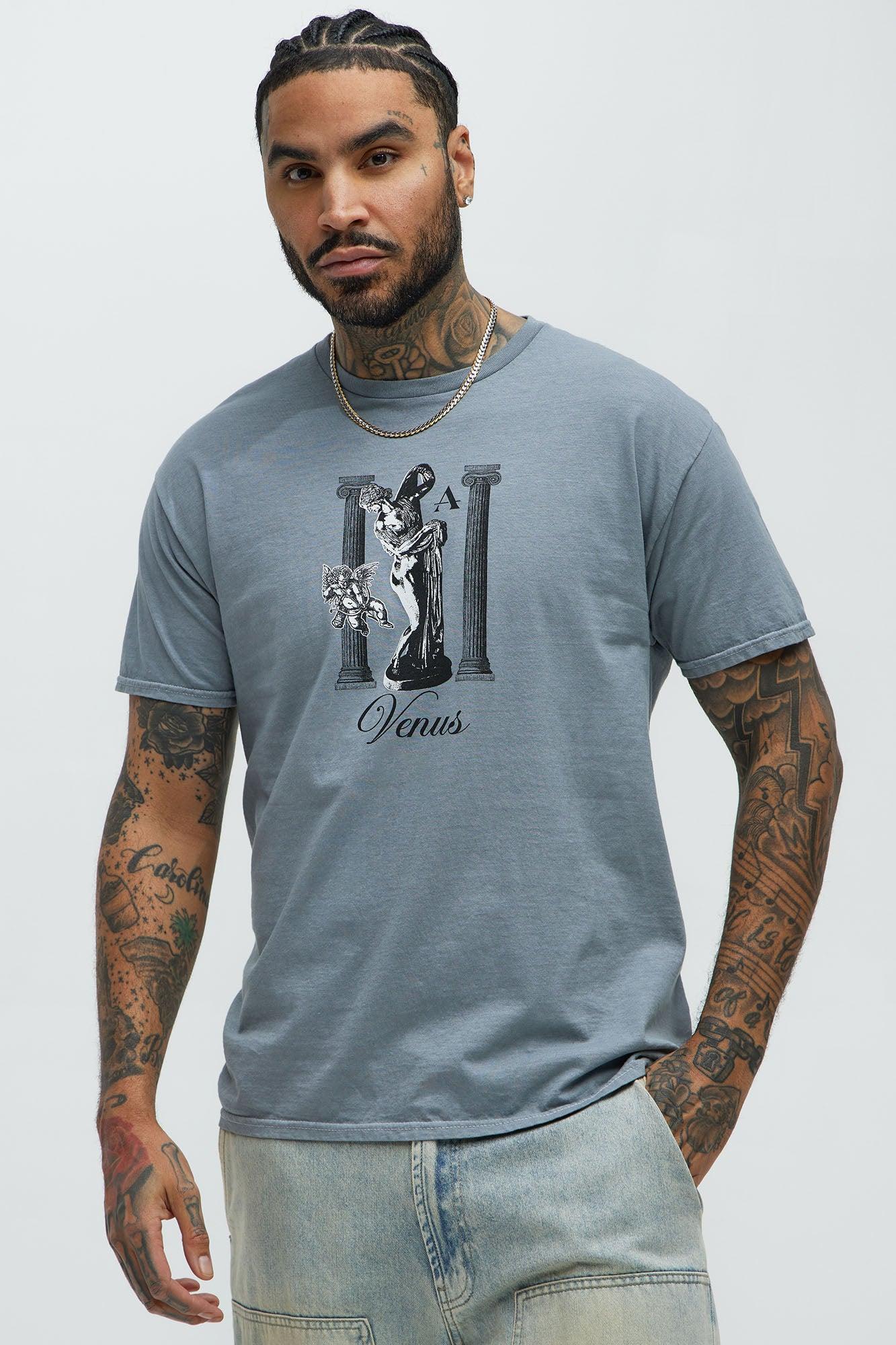 Venus Short Sleeve Tee - Grey Product Image