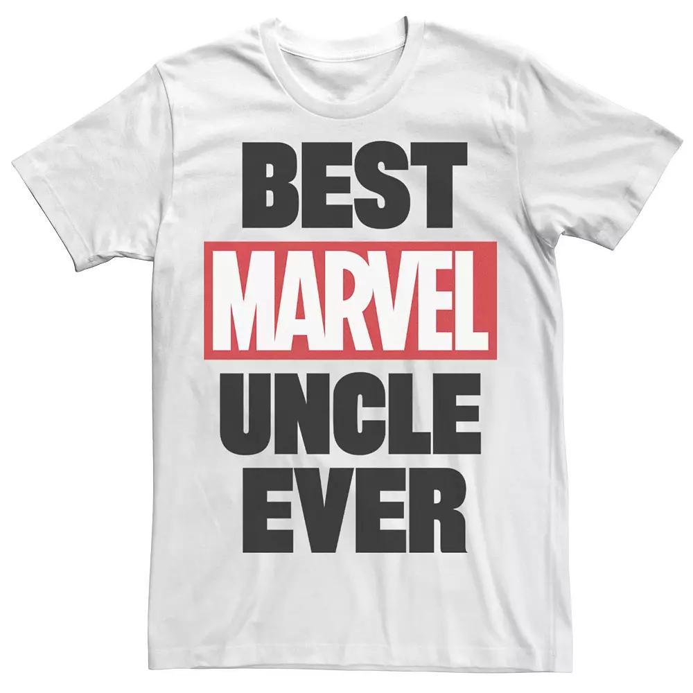 Men's Marvel Best Marvel Uncle Graphic Tee, Size: XXL, White Product Image