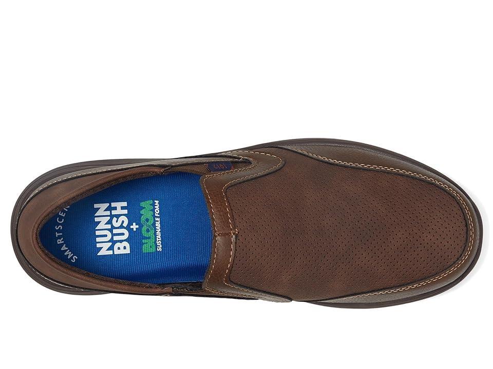 Nunn Bush® Conway EZ Men's Moc Toe Slip-On Shoes, Size: 9 Wide Product Image