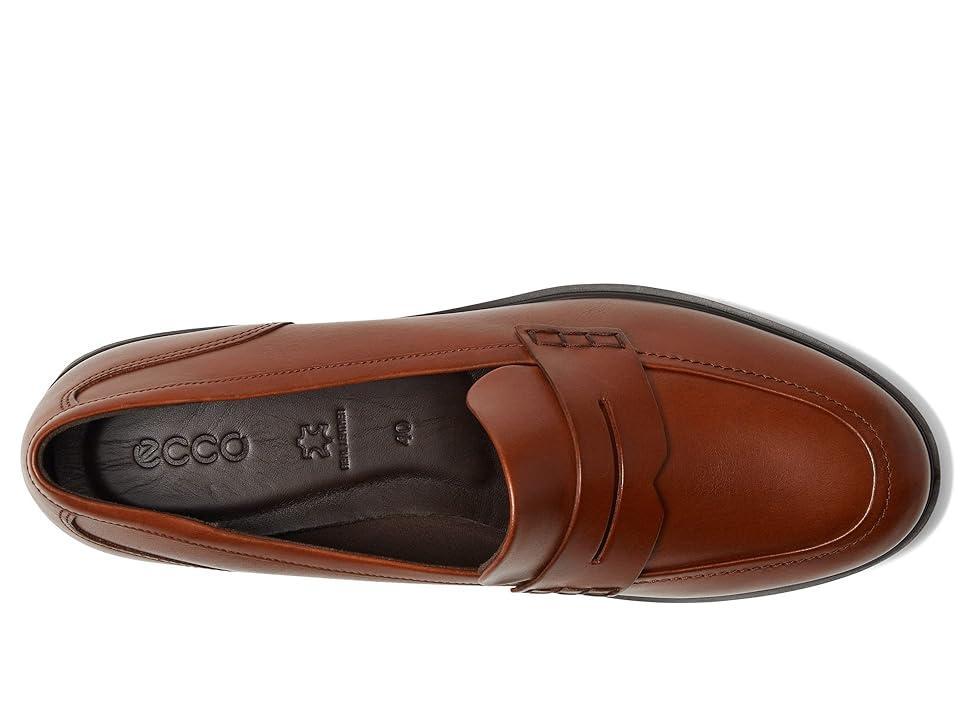 ECCO Womens Classic15 Leather Penny Loafers Product Image
