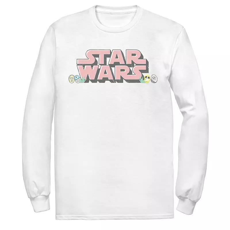 Men's Star Wars Easter-Themed Chest Logo Tee, Size: Large, Athletic Grey Product Image