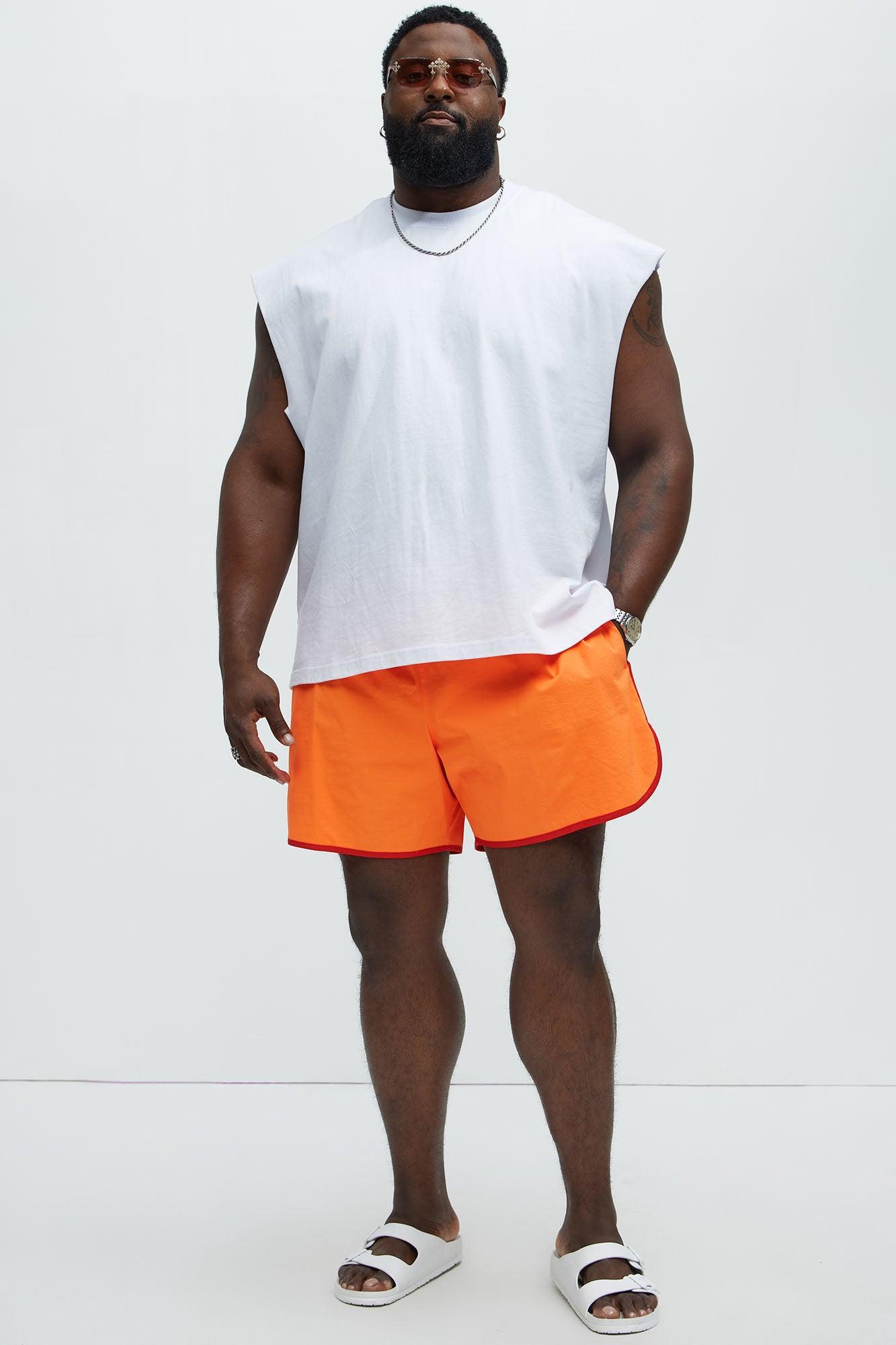 Retro Breeze Swim Trunk - Orange Product Image