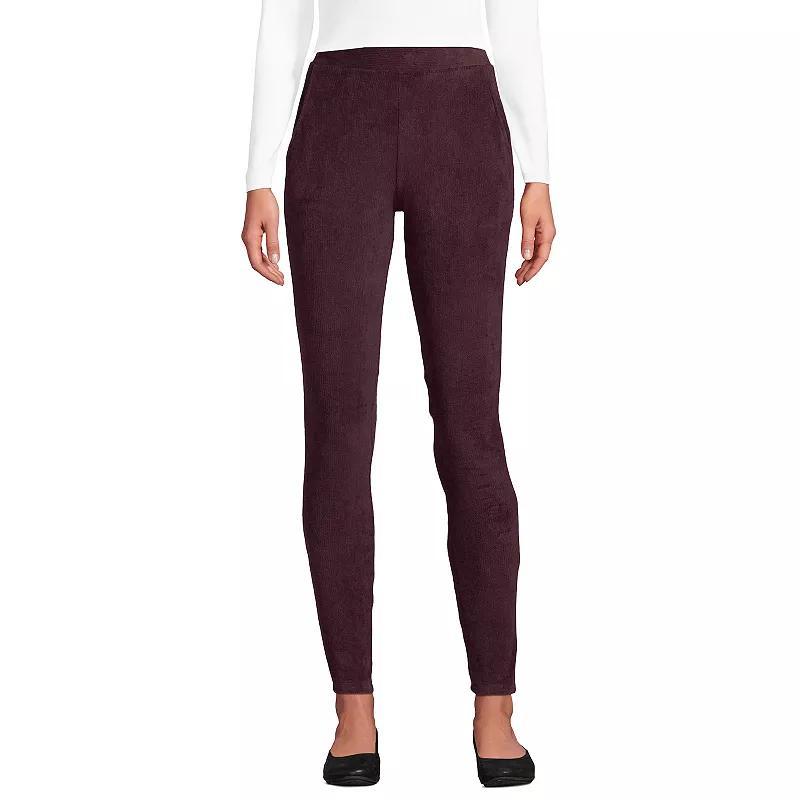 Womens Lands End Sport High-Rise Corduroy Leggings Product Image