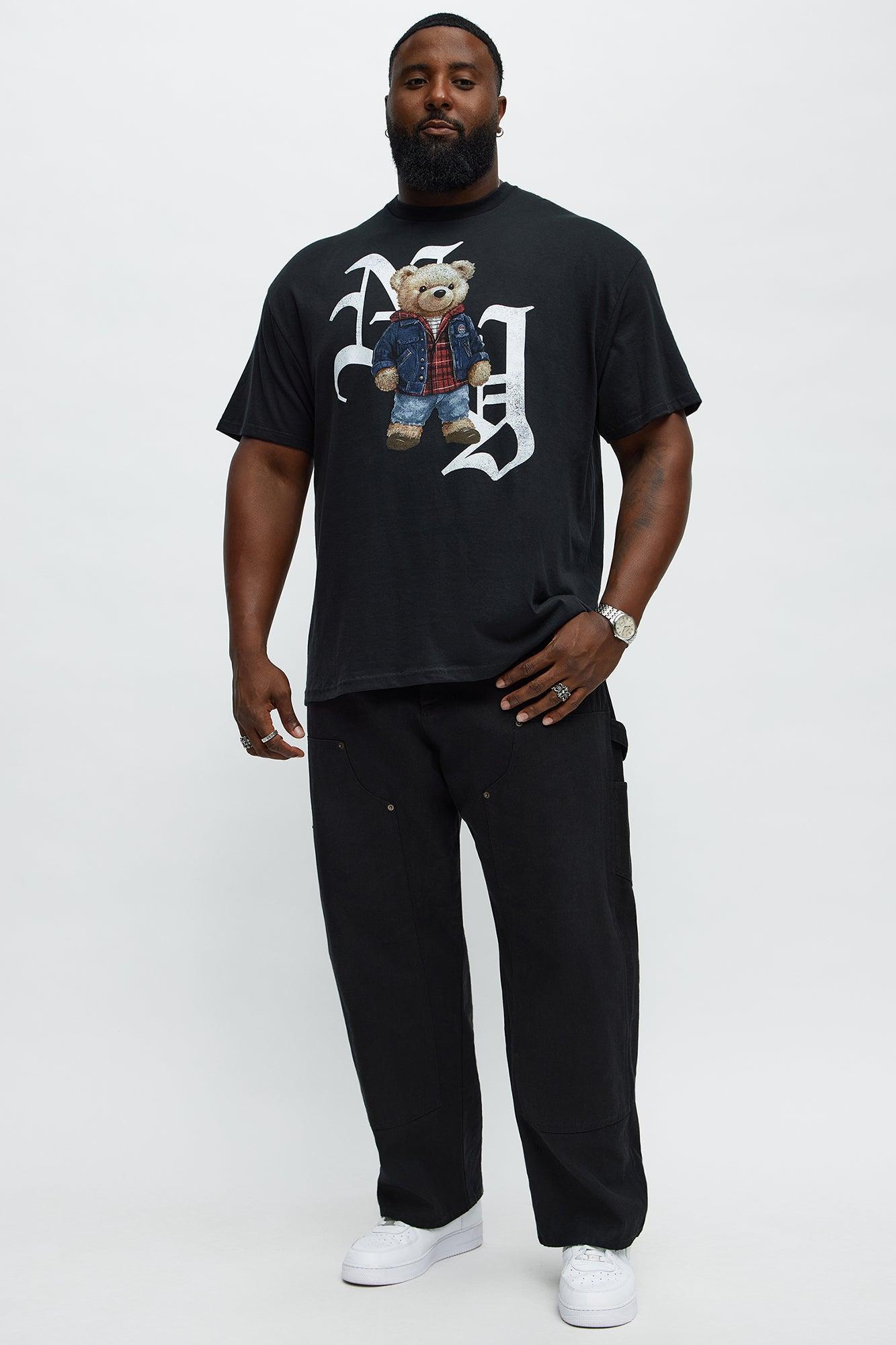 NYC Teddy Short Sleeve Tee - Black Product Image