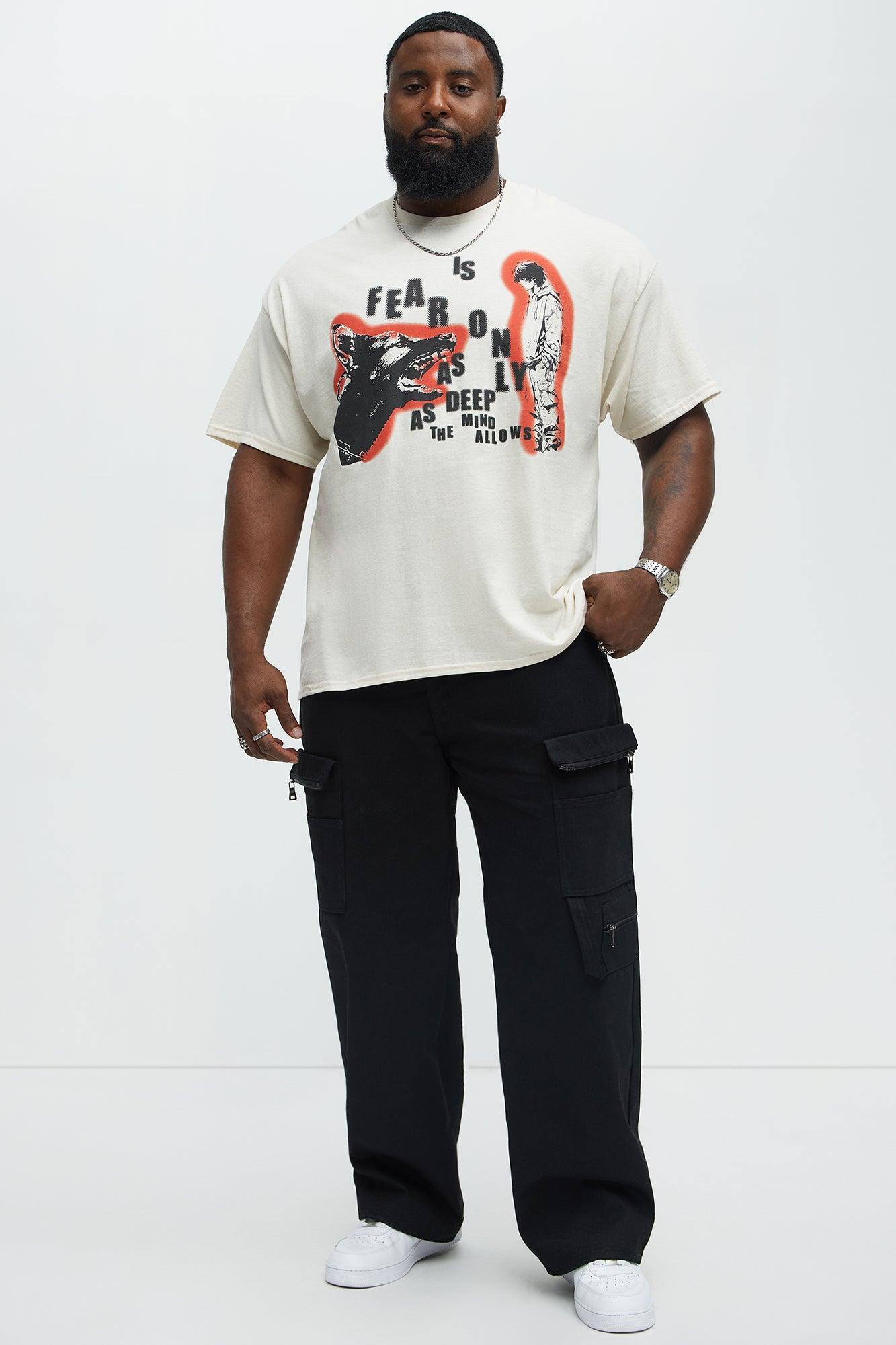 Fear Is Only Short Sleeve Tee - Natural Product Image