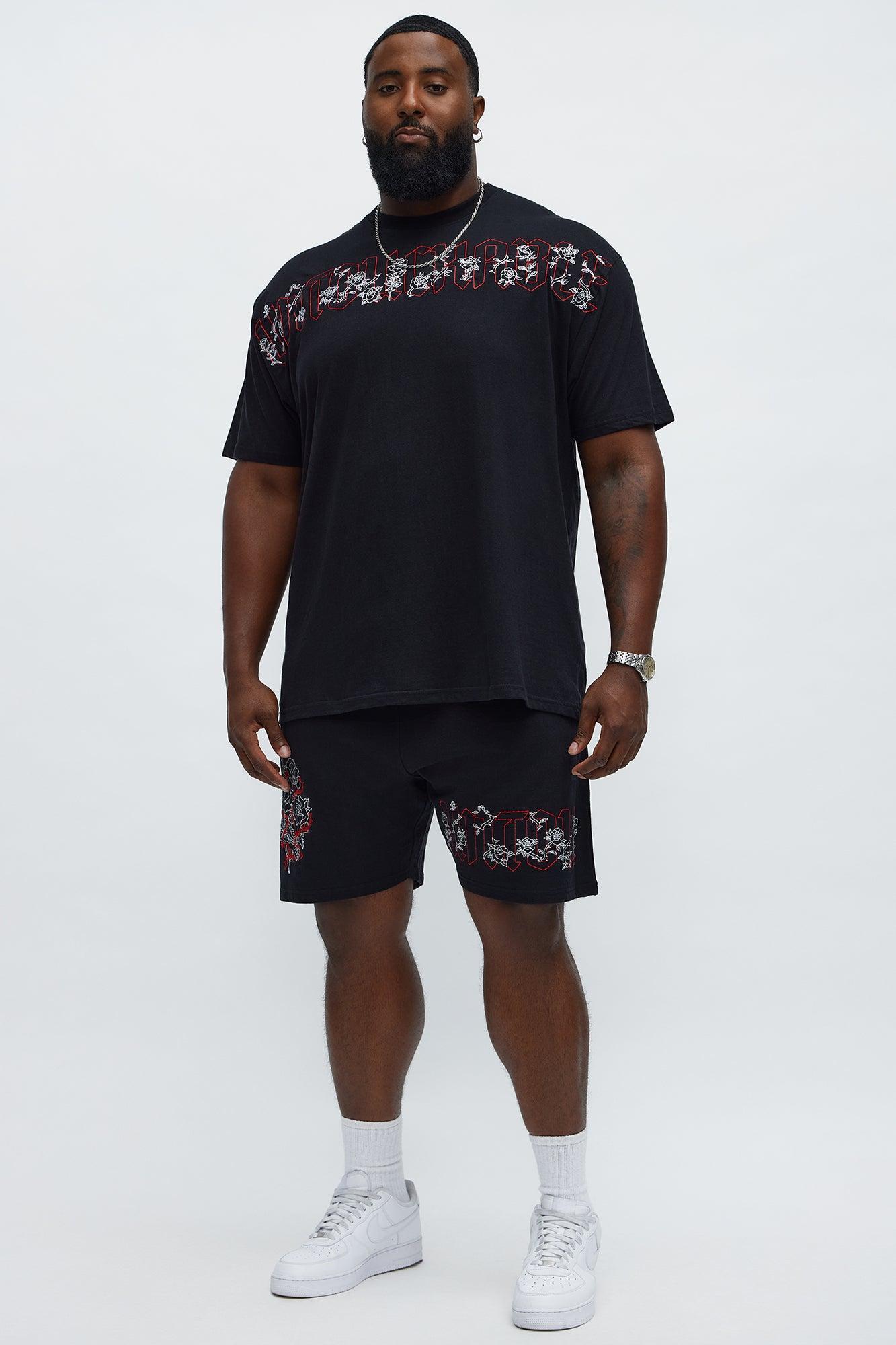 Rose Bundle Short Sleeve Tee - Black Product Image