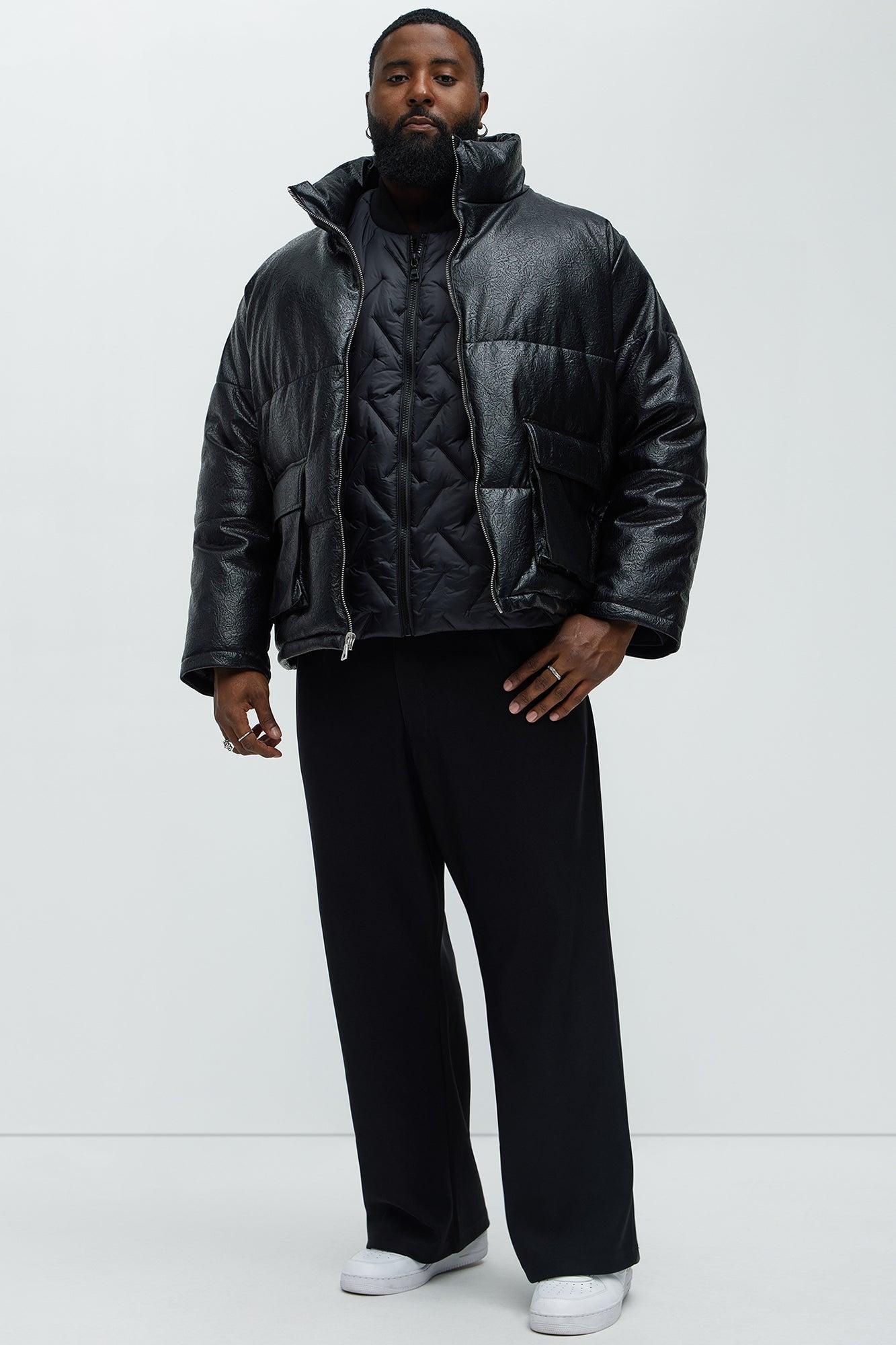 Stunt So Hard Puffer Jacket - Black Male Product Image