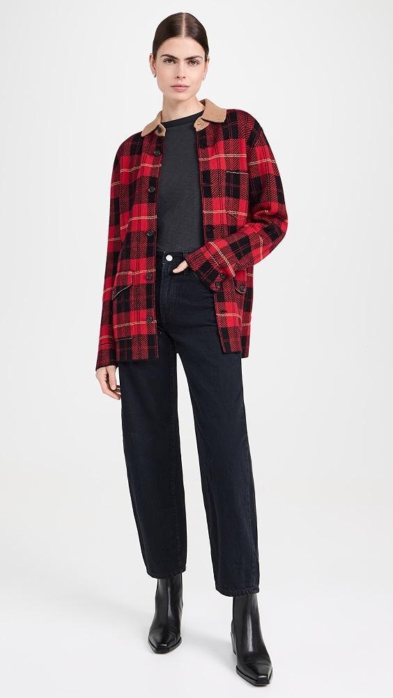 Guest in Residence Tartan Industry Jacket In Cashmere Blend | Shopbop Product Image