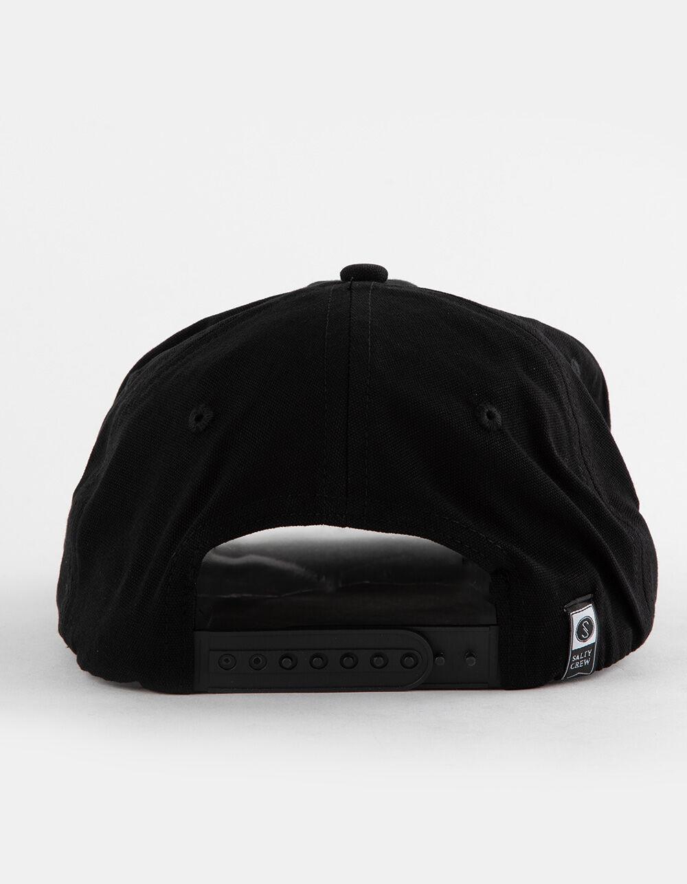 SALTY CREW A Frame 5 Panel Snapback Hat - BLACK Product Image