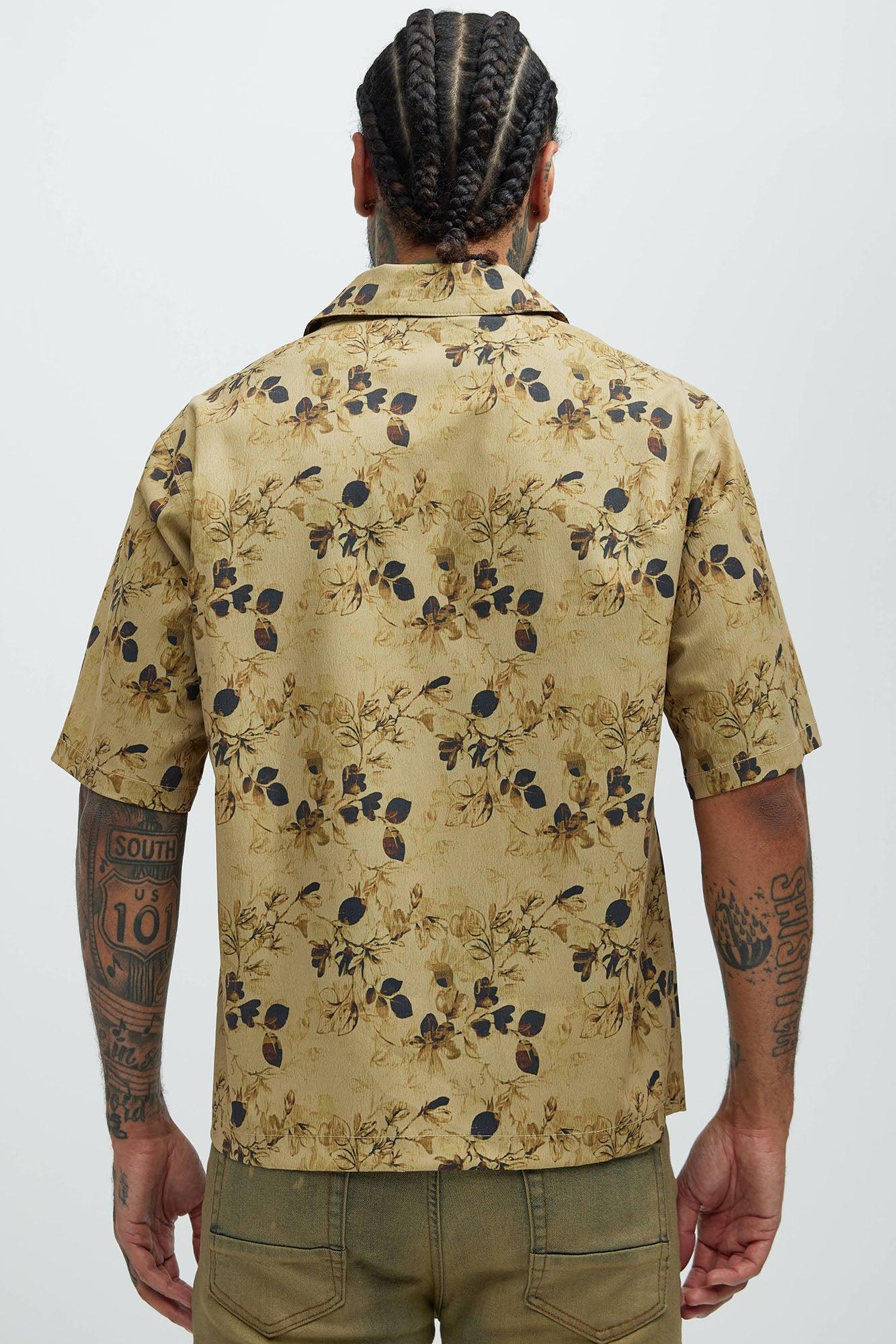 Davis Vintage Floral Shirt - Brown/combo Product Image