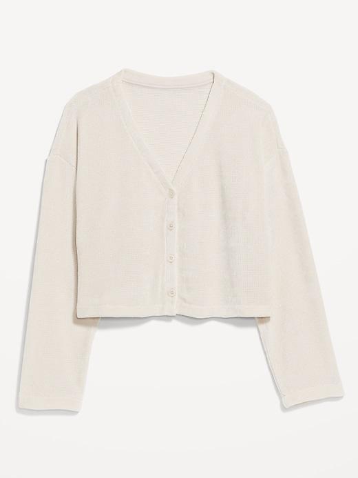 Cozy Chenille Button-Down Top Product Image