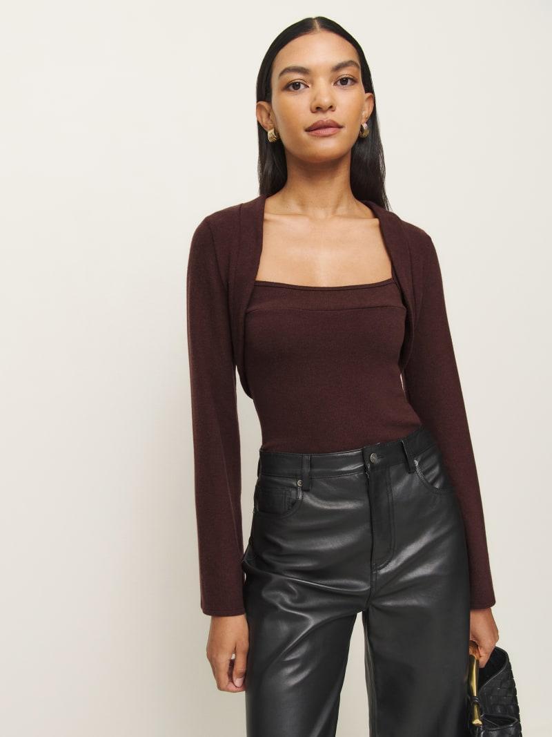 Chloe Knit Shrug Set Product Image