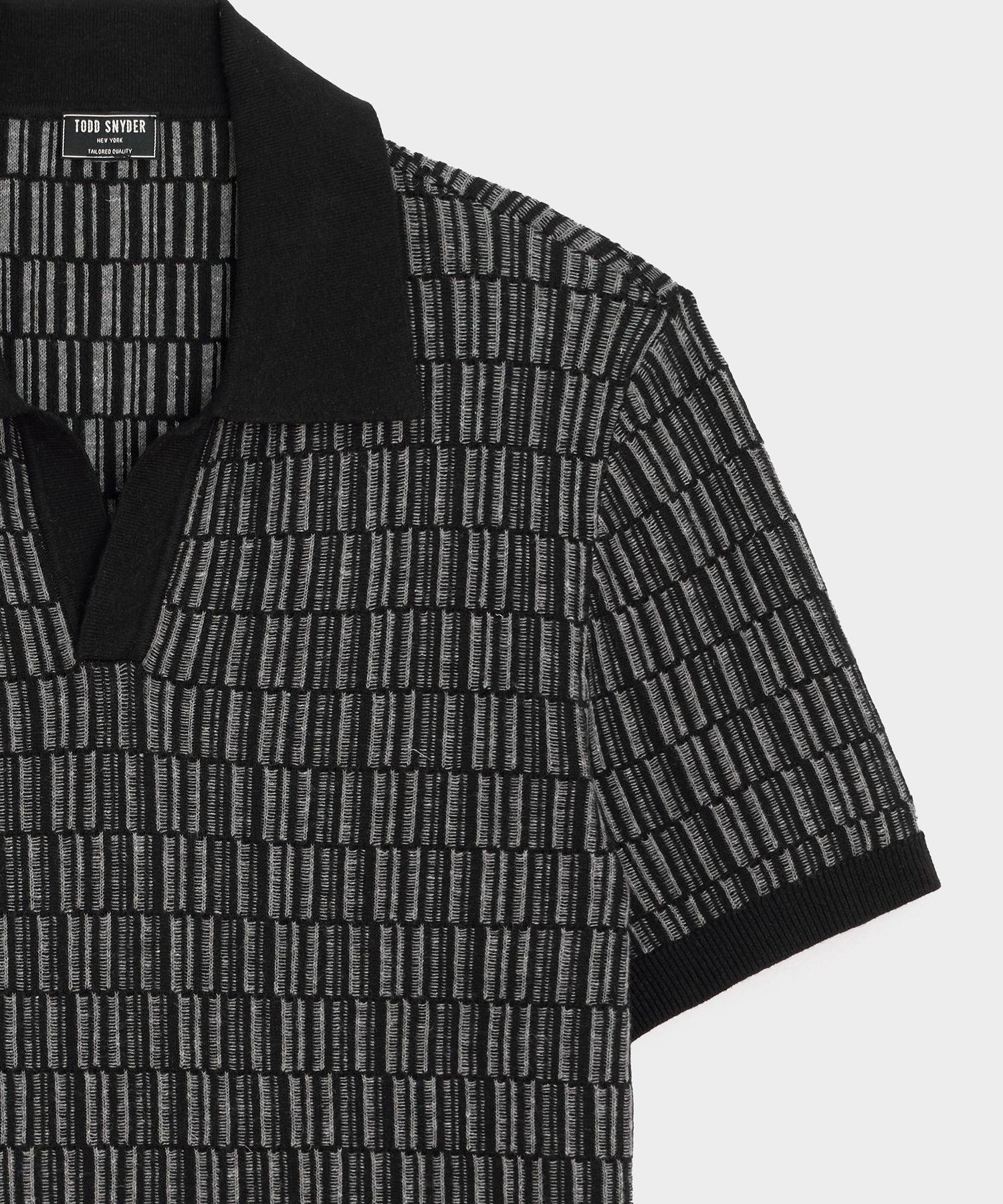 Linen Patterned Montauk Sweater Polo Product Image