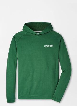 Peter Millar Mens Babson Pine Performance Hoodie | Color: Green | Size: M Product Image