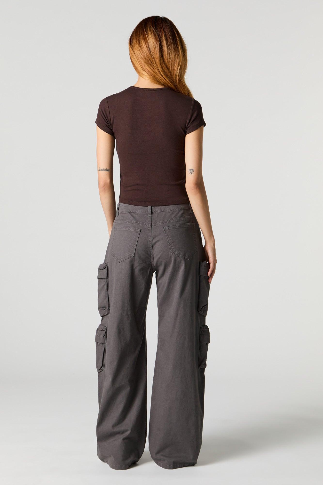 Multi Pocket Straight Leg Cargo Pant Female Product Image
