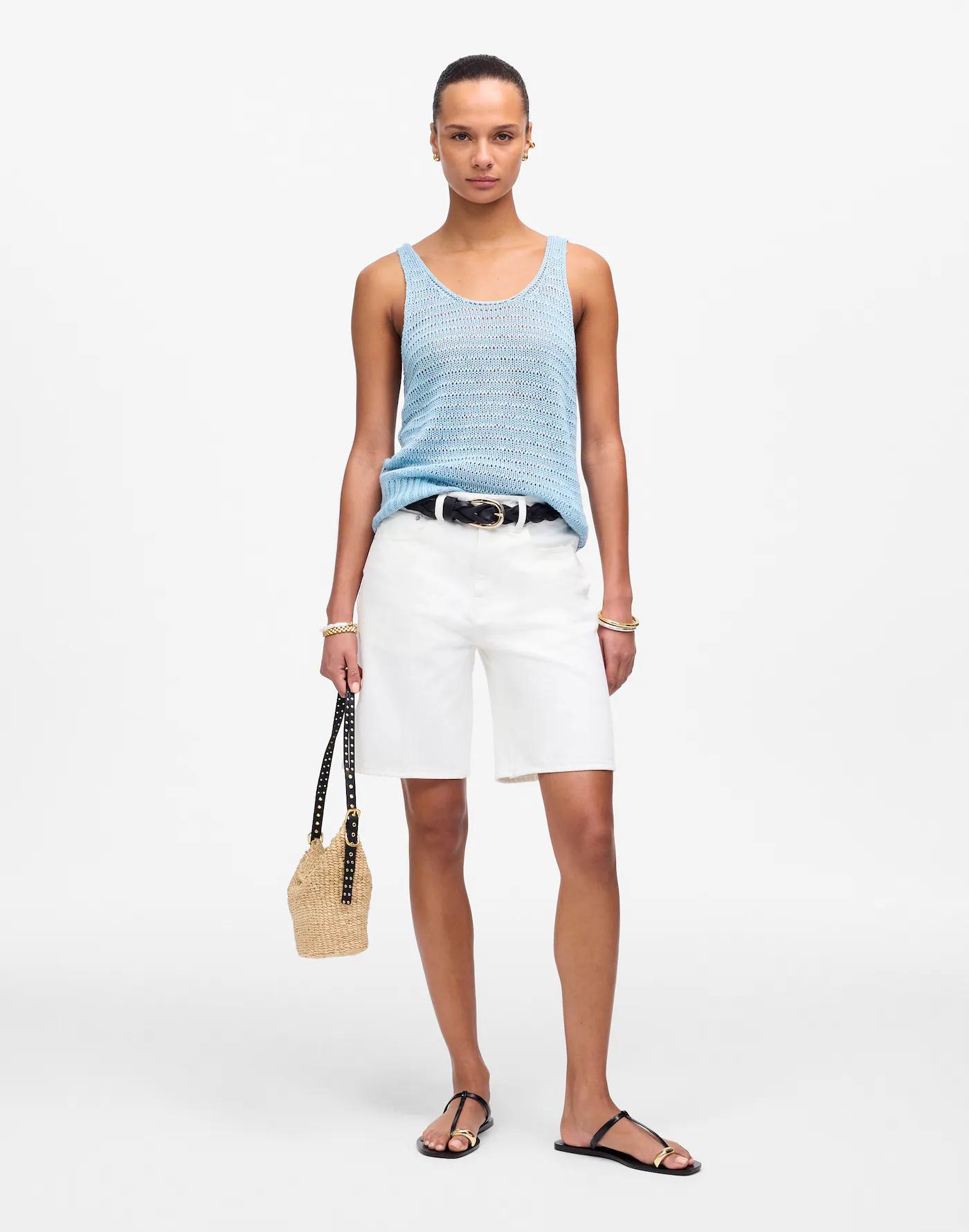The 1997 Denim Bermuda Short Product Image