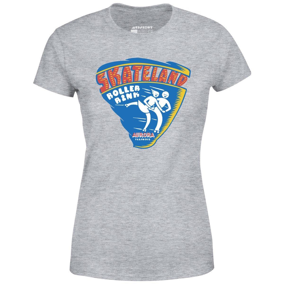 Skateland - Aurora, IL - Vintage Roller Rink - Women's T-Shirt Female Product Image