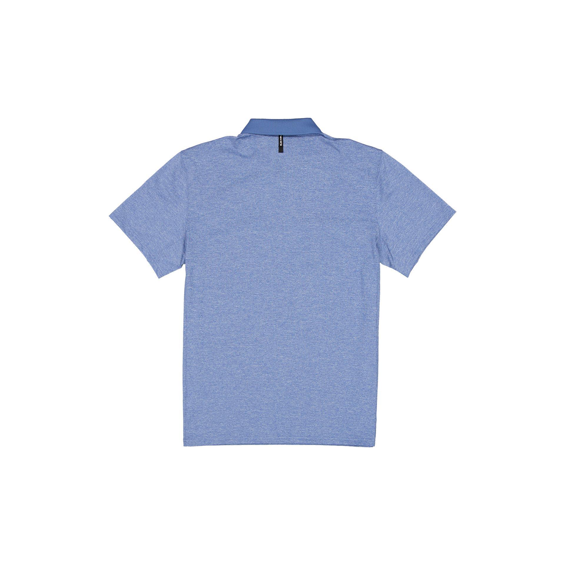 New Era Branded Golf Heather Indigo Blue Polo Male Product Image