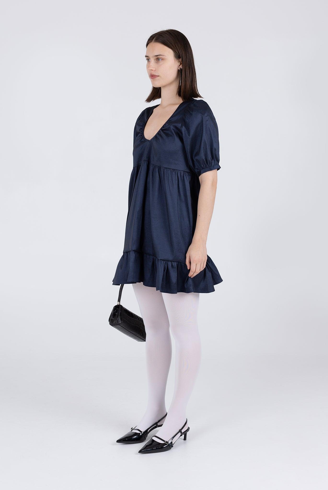 Ash Mini Dress - Navy Product Image