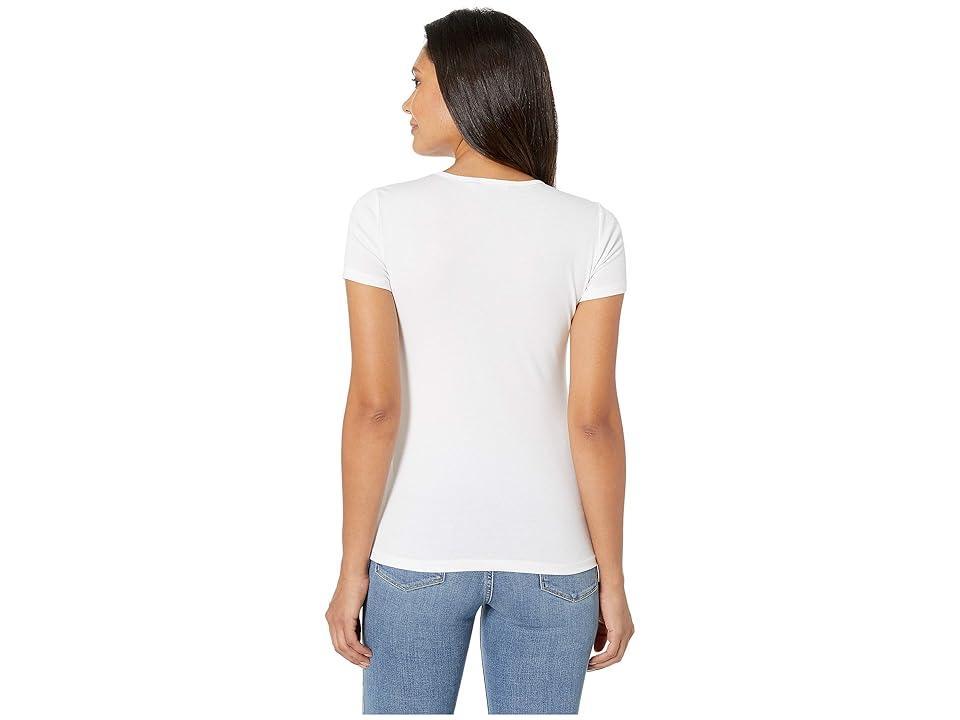 Lauren Ralph Lauren Short Sleeve Round Neck Stretch Cotton T Product Image