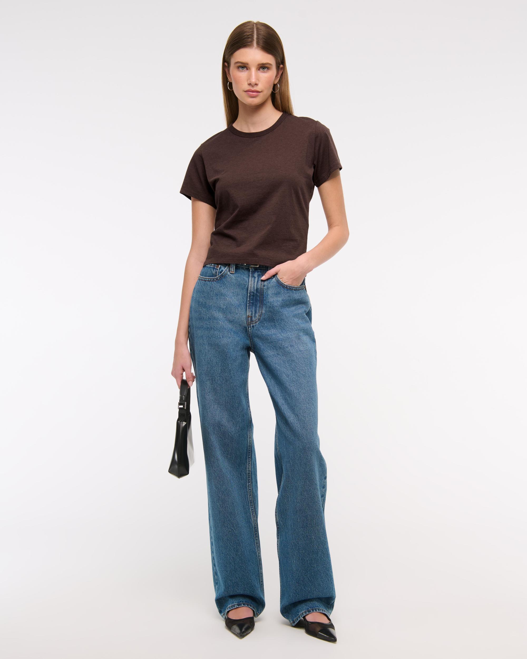 Essential Polished Body-Skimming Tee Product Image