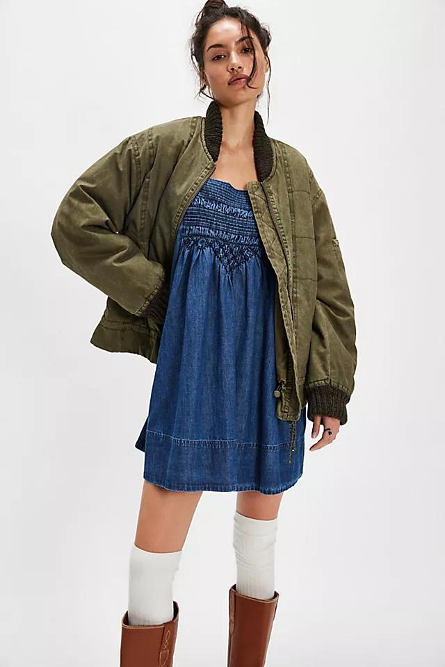 Sonora Denim Mini Dress Product Image
