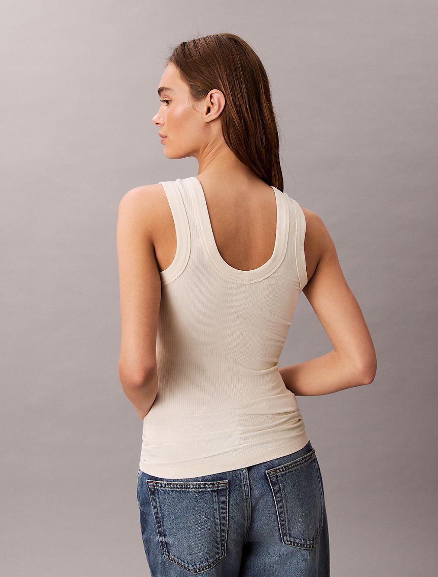 Modal Stretch Monogram Logo Graphic Tank Top  Product Image