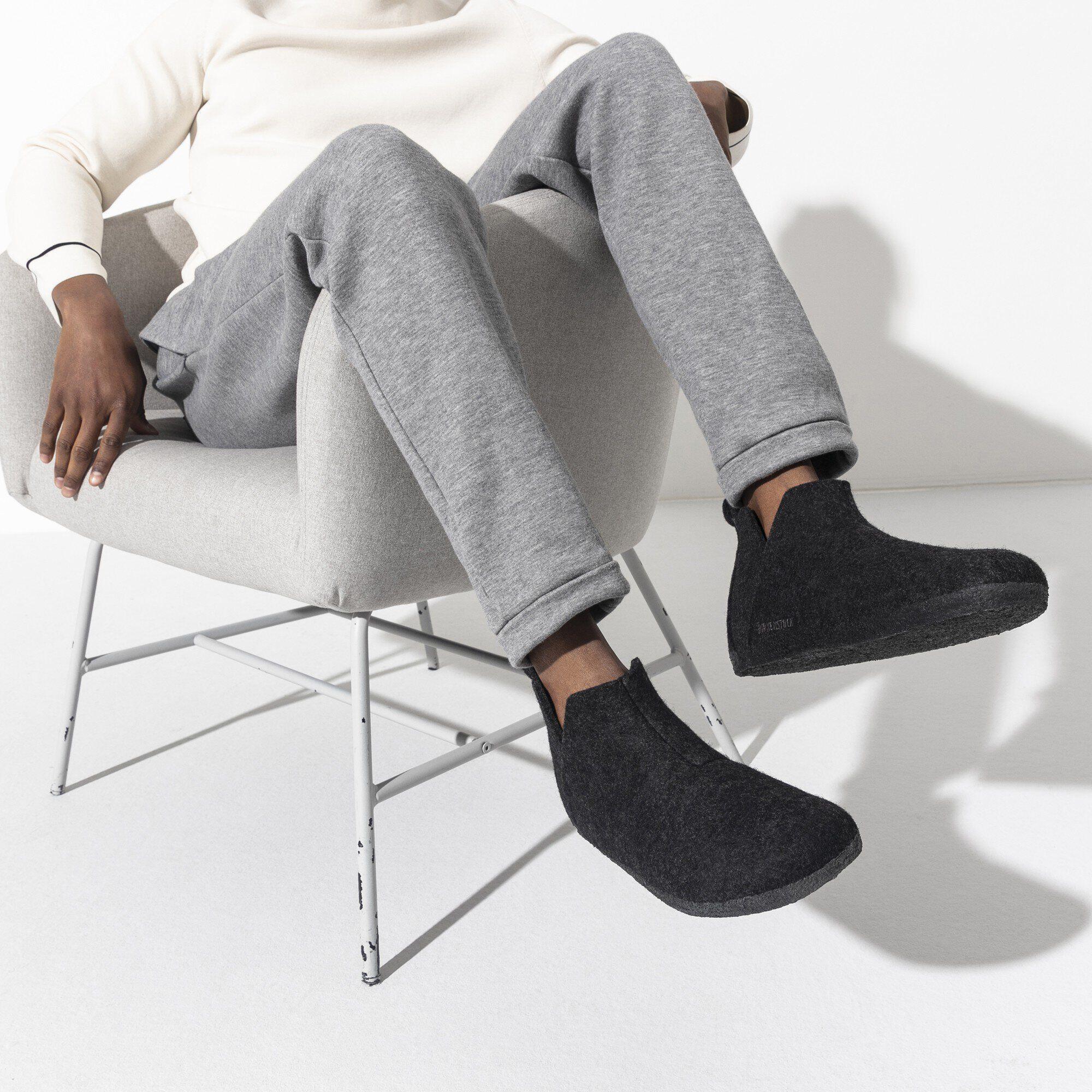Andermatt Shearling Wool Felt Anthracite Product Image