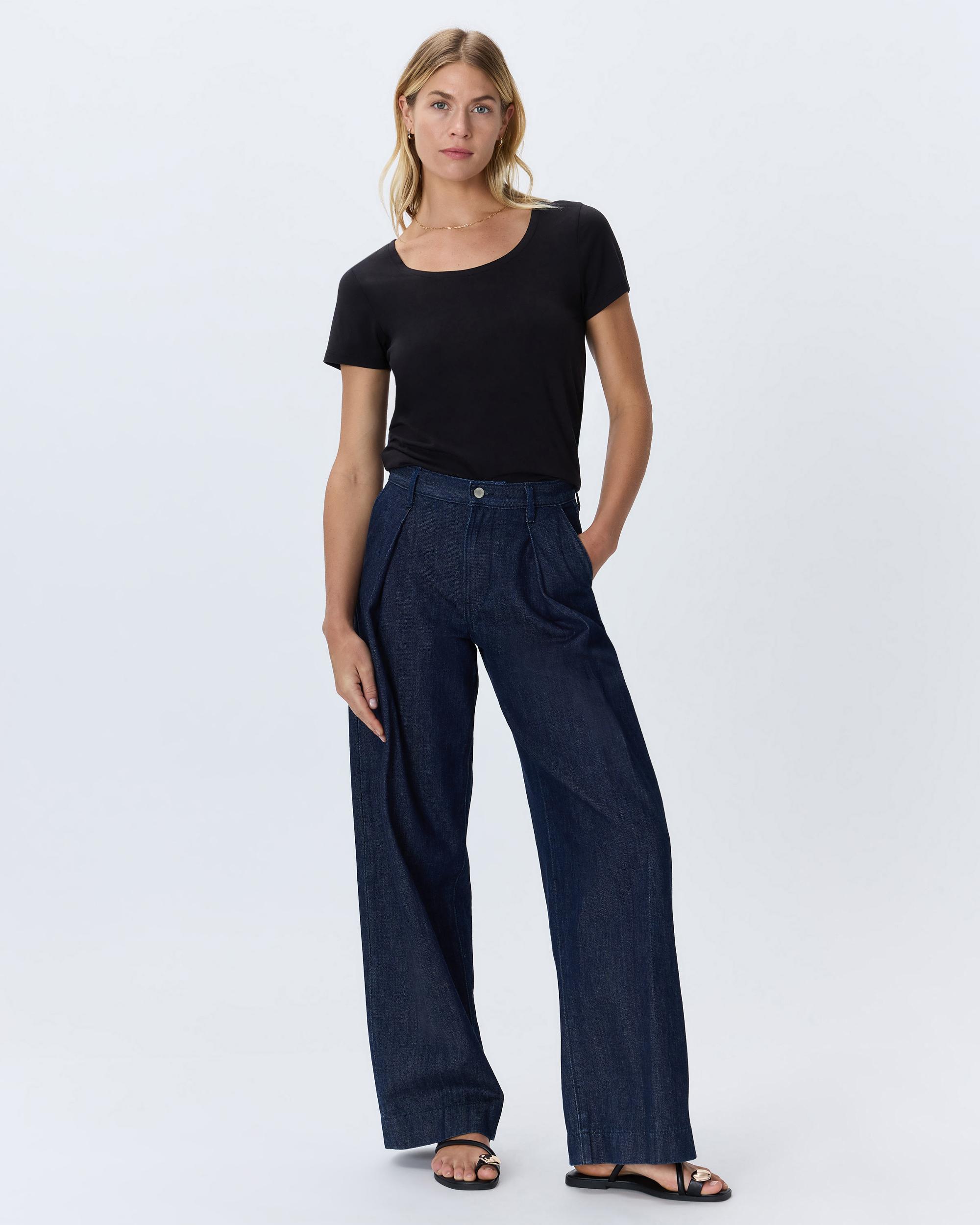 Quince | Women's Cotton Modal Crew Neck T-Shirt Size XL, Cotton/Modal Product Image
