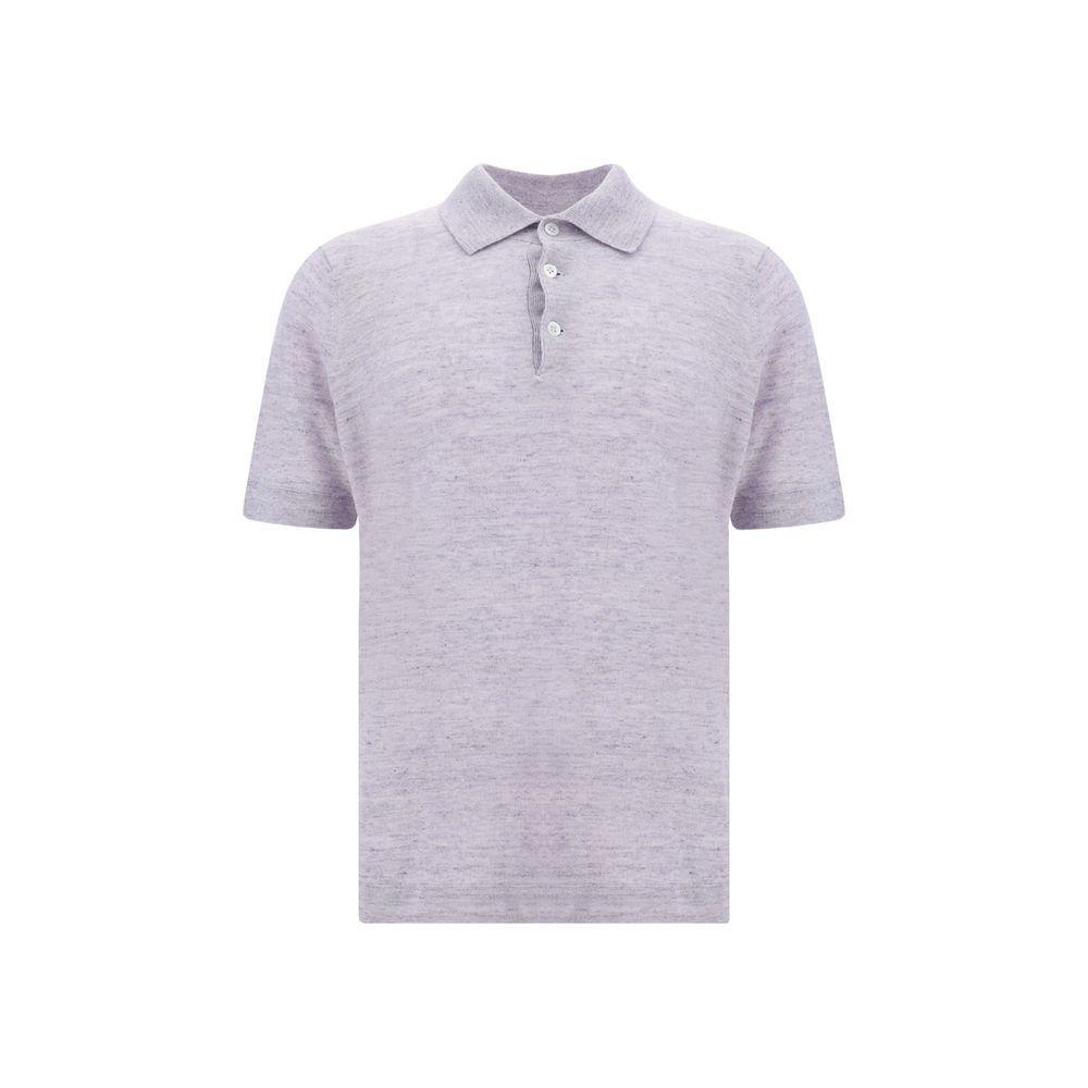 BRUNELLO CUCINELLI Polo Men's Shirt In Beige Product Image
