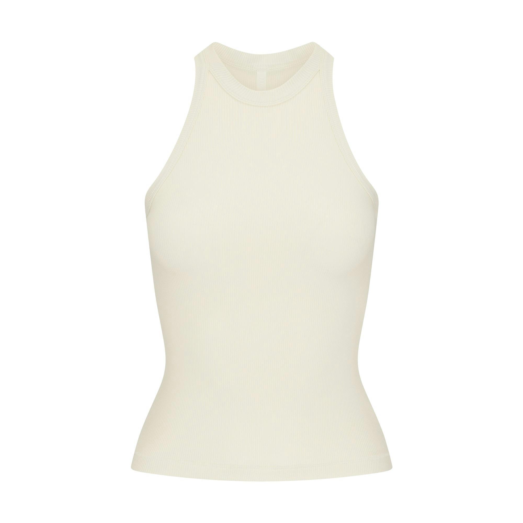 SOFT LOUNGE HIGH NECK TANK | BONE Product Image