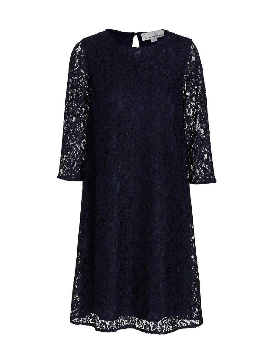 Caroline Rose Floral Lace Dress Product Image