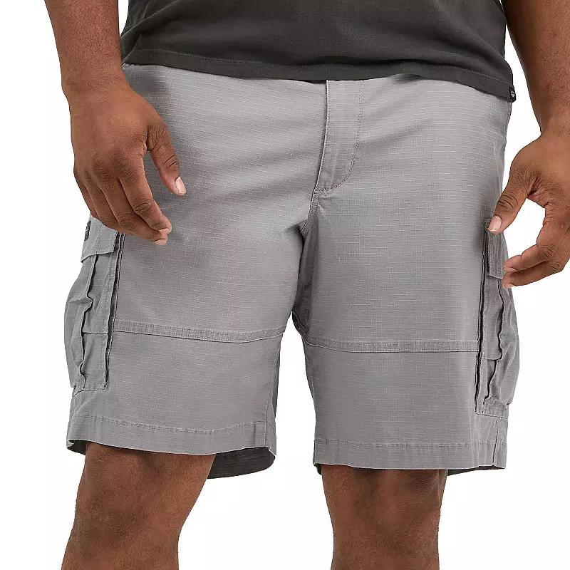 Big & Tall Lee® Extreme Motion Carolina Cargo Shorts, Men's, Size: 54, Lee Gray Ripstop Product Image