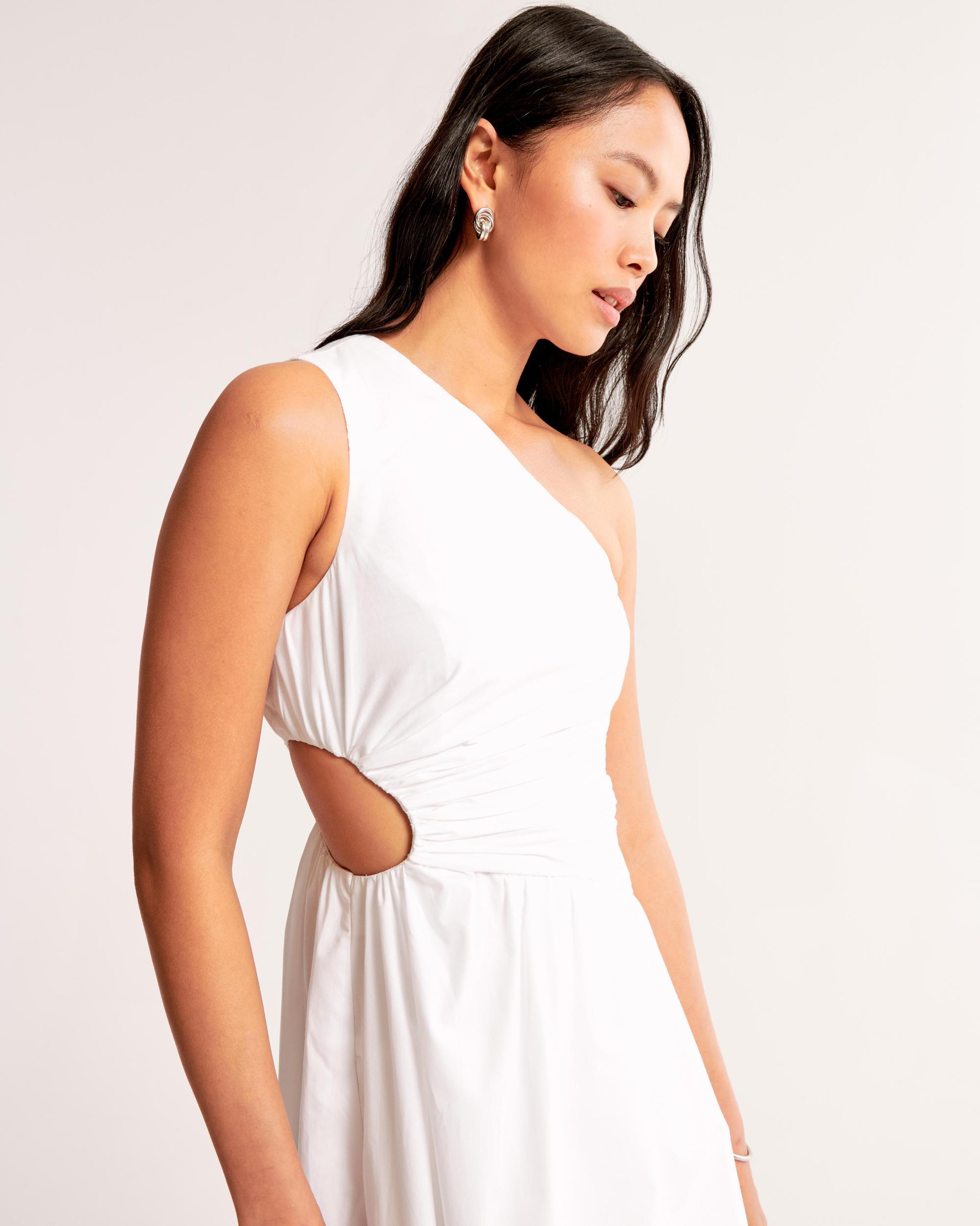 One-Shoulder Cutout Maxi Dress Product Image
