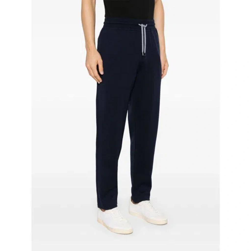 BRUNELLO CUCINELLI Drawstring Waist Plain Track Pants In Blue Product Image