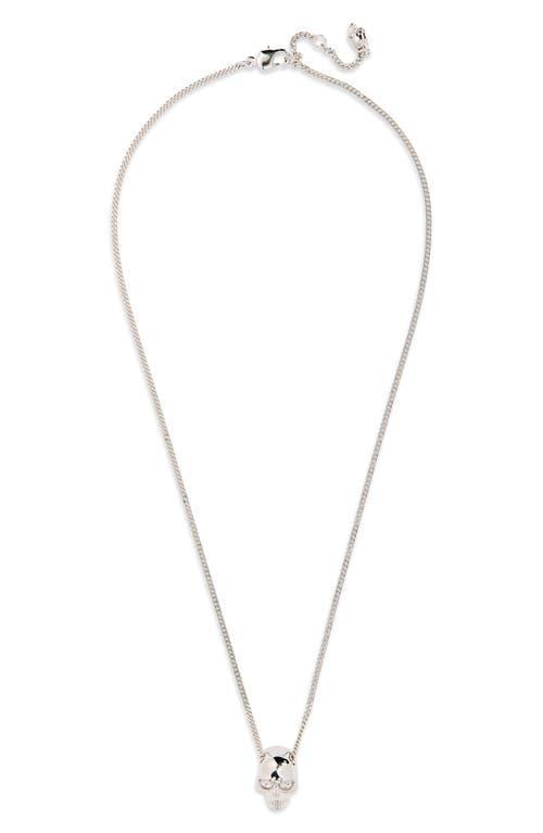 Mens Skull Pendant Necklace Product Image