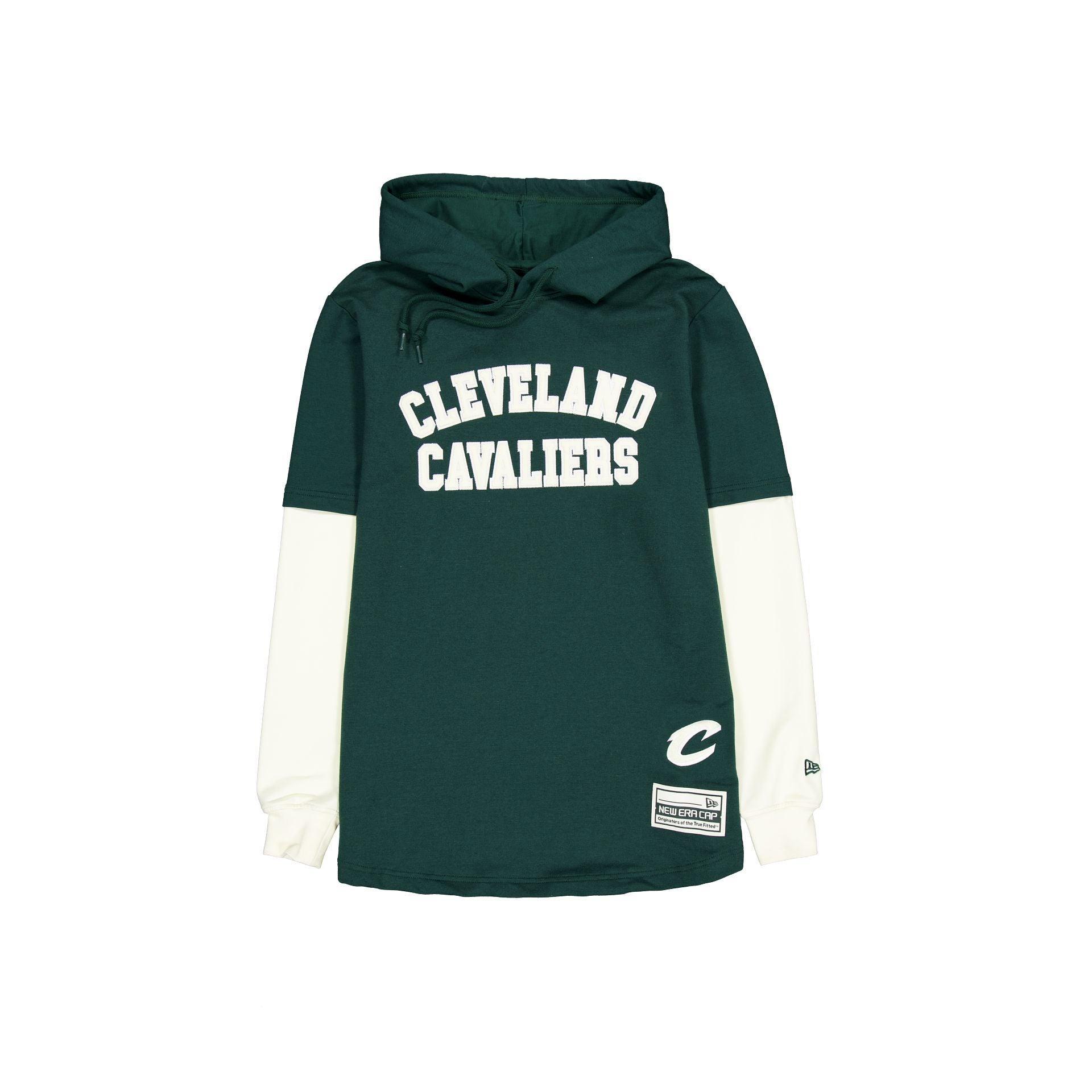 Philadelphia Eagles Dark Green Logo Select Hooded T-Shirt Male Product Image