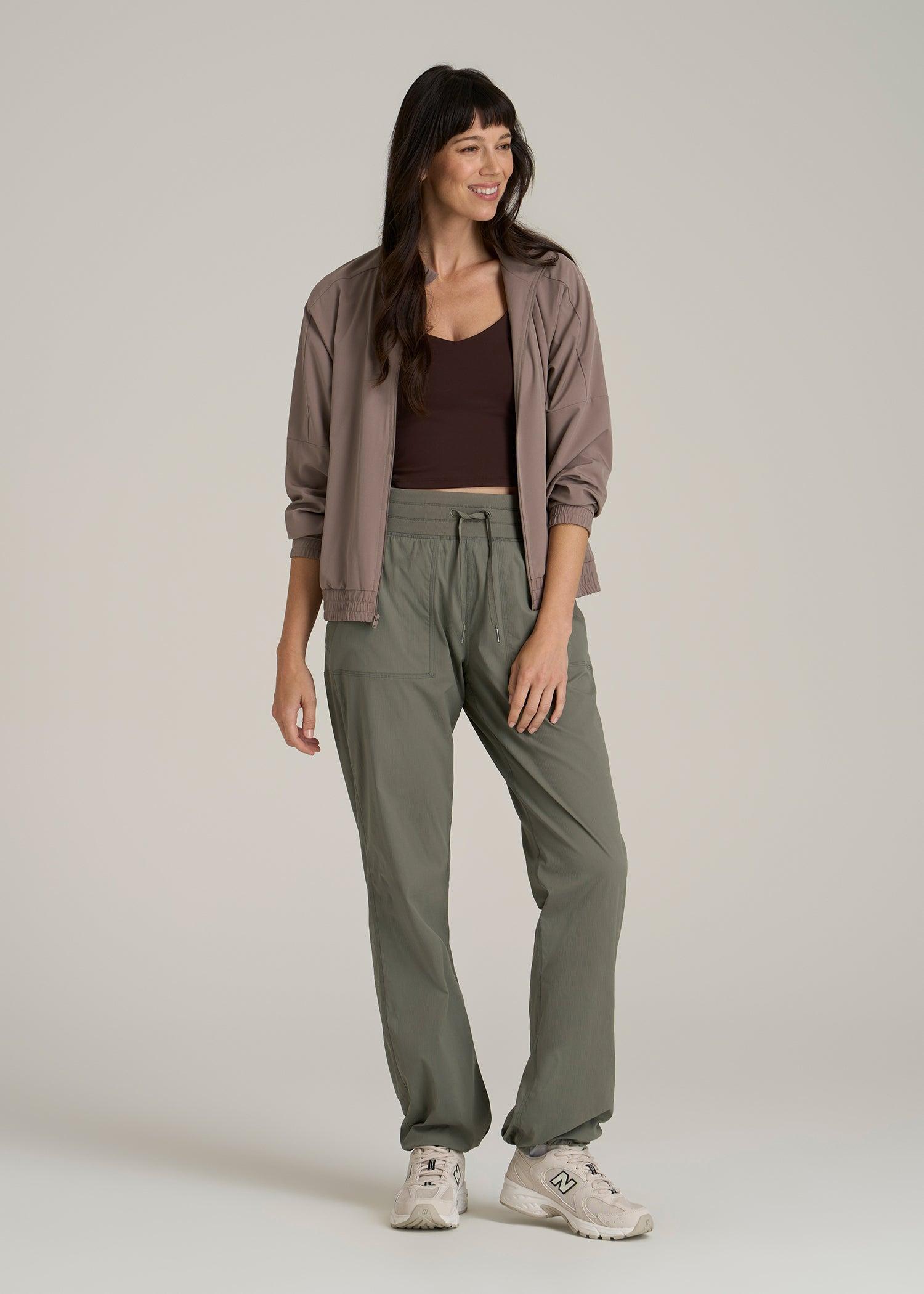 High-Rise After Practice Pant for Tall Women in Camper Green Product Image