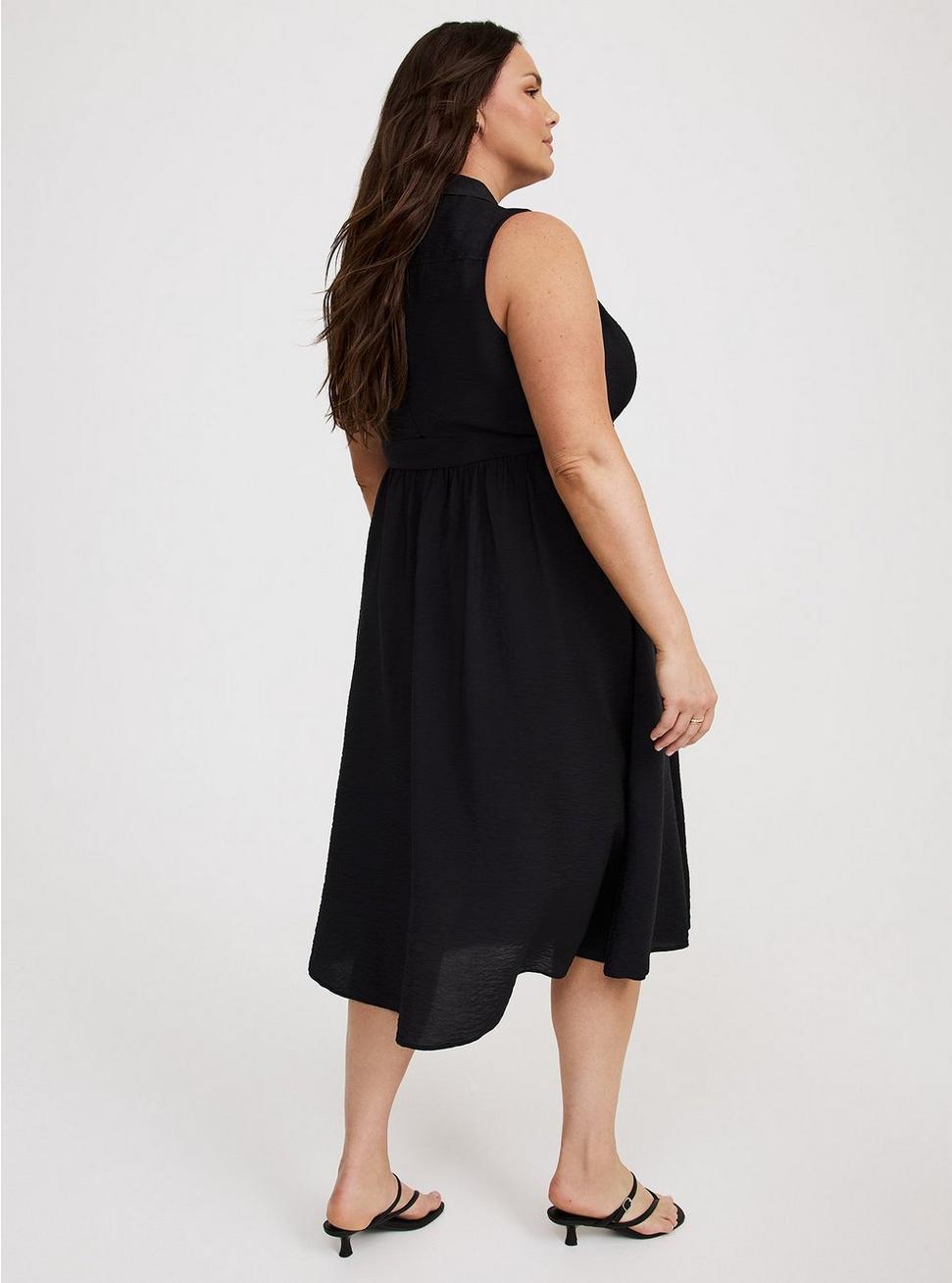 Collared Midi Shirt Dress Product Image